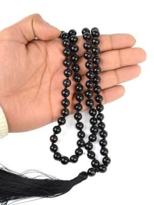 Natural Black Onyx Jaap Mala