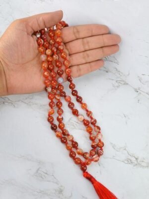Buy Natural Carnelian Jaap Mala