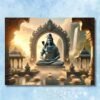 shiva photo frame for clarity | vastu direction north east