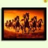 7 horses photo frame for strength | vastu direction south