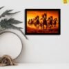 7 horses photo frame for strength | vastu direction south