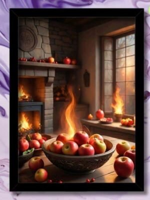 fire element photo frame for energy and health south east