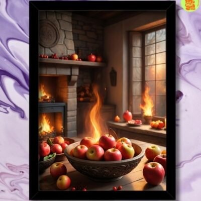 fire element photo frame for energy and health south east