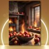 fire element photo frame for energy and health south east