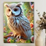 owl bird photo frame for wealth, wisdom, clarity & protection