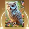 owl bird photo frame for wealth, wisdom, clarity & protection