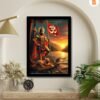 hanuman carrying flag photo frame to end litigations