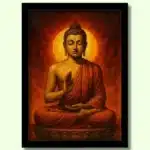 buddha photo frame big size online | buddha wall painting for living room