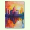 buy taj mahal poster – 30x45cm | 300 gsm gloss wall art photo
