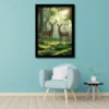 deer photo frame big size | hd image picture for wall decor