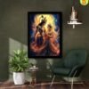 divine radha krishna photo frame for prosperity & love