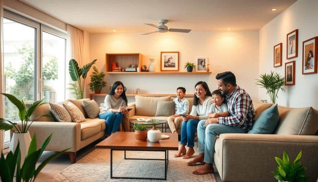 Harmonious family living in a Vastu-compliant home