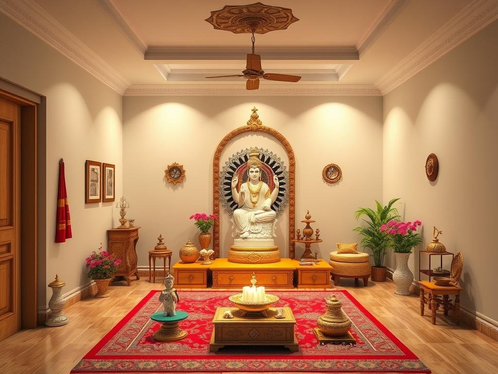 Ideal puja room in a north facing house