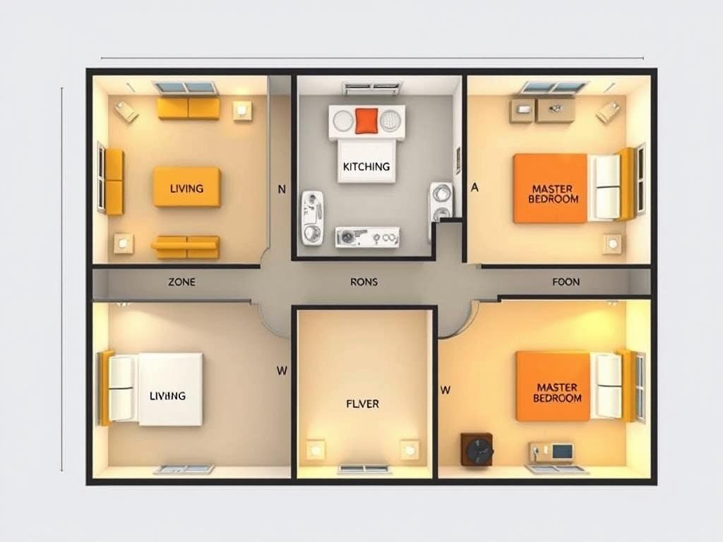 Ideal room placement according to Vastu house plans