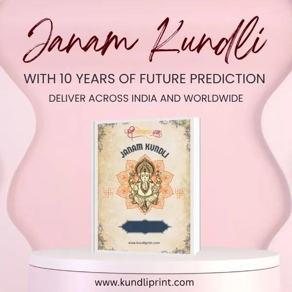 kundliprint janam kundli with 10 years of prediction pdf hard copy