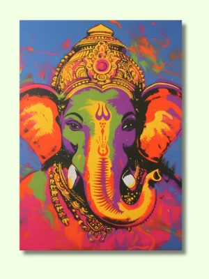 bharatanatyam dancer street art poster – 30x45 cm photo (copy)