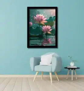 lotus frame as per vastu big size | lotus photo frame online