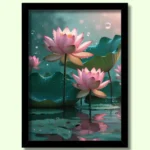 lotus frame as per vastu big size | lotus photo frame online