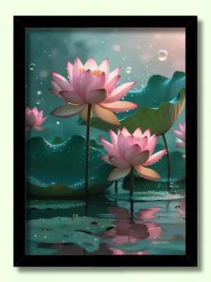 lotus frame as per vastu big size | lotus photo frame online