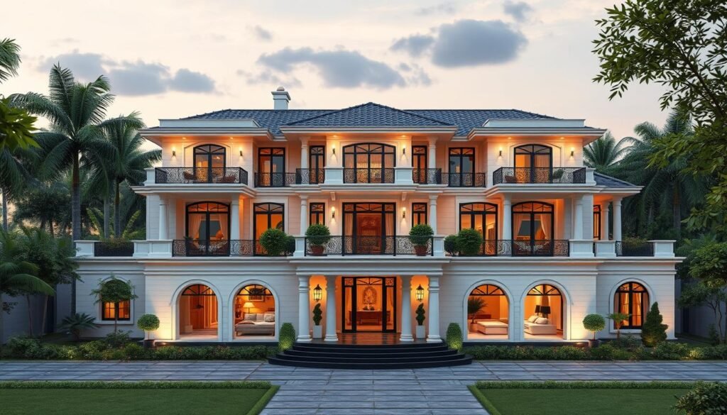 Luxury south facing house design per Vastu for large plot Luxury south facing house design per Vastu for large plot