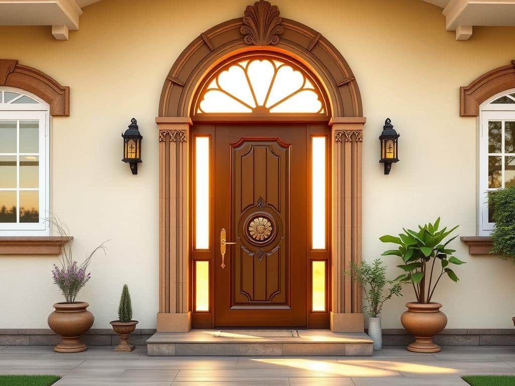 Main entrance door placement according to Vastu for east facing house