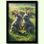 rabbit photo frame big size – rabbit wall picture hd online
