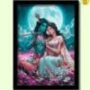 radha krishna photo frame for prosperity | big size online