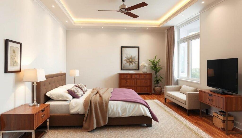 Vastu-compliant bedroom layout