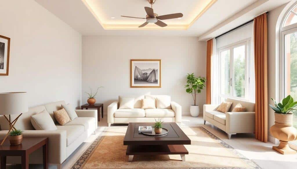 Vastu-compliant living room layout