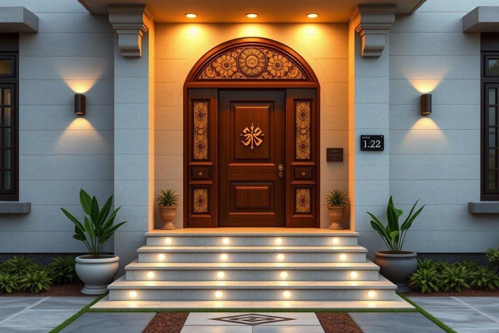 Vastu-compliant main entrance design