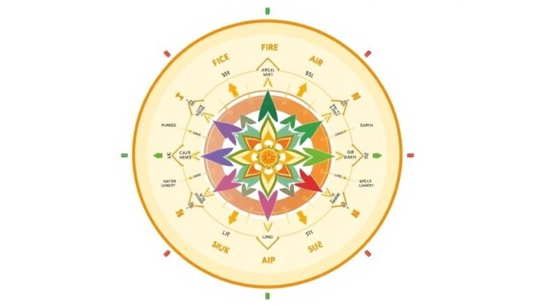 Vastu Shastra diagram showing directional energies and elements