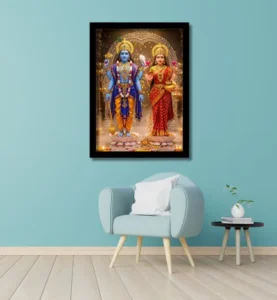 vishnu lakshmi photo frame online | hd lakshmi vishnu image