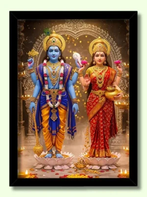 vishnu lakshmi photo frame online | hd lakshmi vishnu image