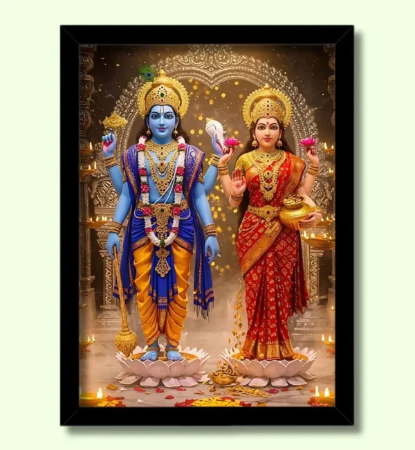 vishnu lakshmi photo frame online | hd lakshmi vishnu image