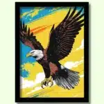 energized eagle photo frame | buy eagle painting vastu online