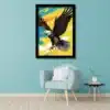 energized eagle photo frame | buy eagle painting vastu online