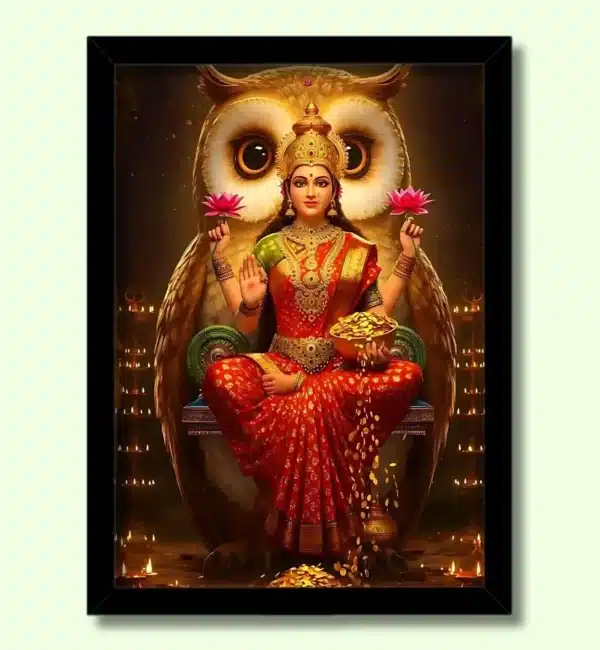 mata lakshmi photo frame – bring wealth and prosperity to your home